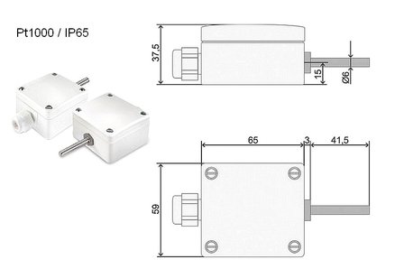 Pt1000 outdoor sensor| Pt1000-0893