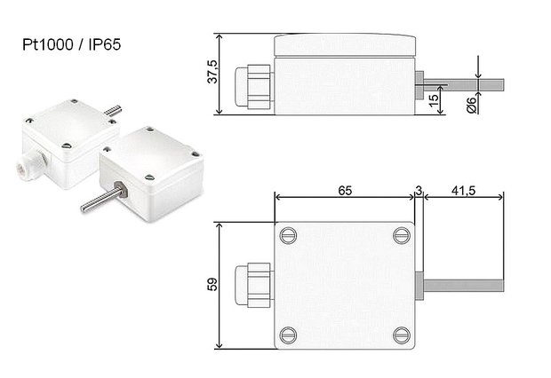 Pt1000 outdoor sensor| Pt1000-0893