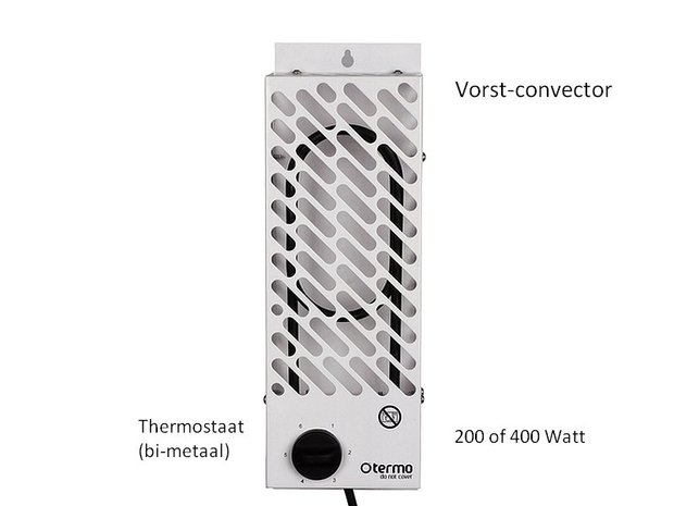 Kleine ruimtes vorstvrij houden