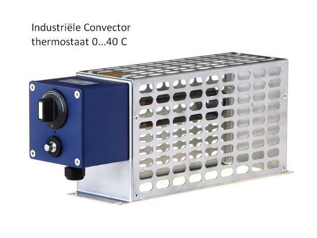 Industriële convector met thermostaatregeling