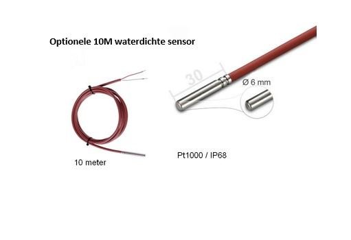 DIN temperatuurregelaar PT1000 | HTS-1000