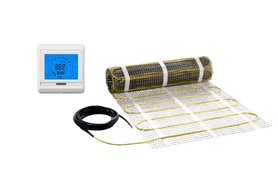 Floor heating mat + touch thermostat| Mat 3mm + THT
